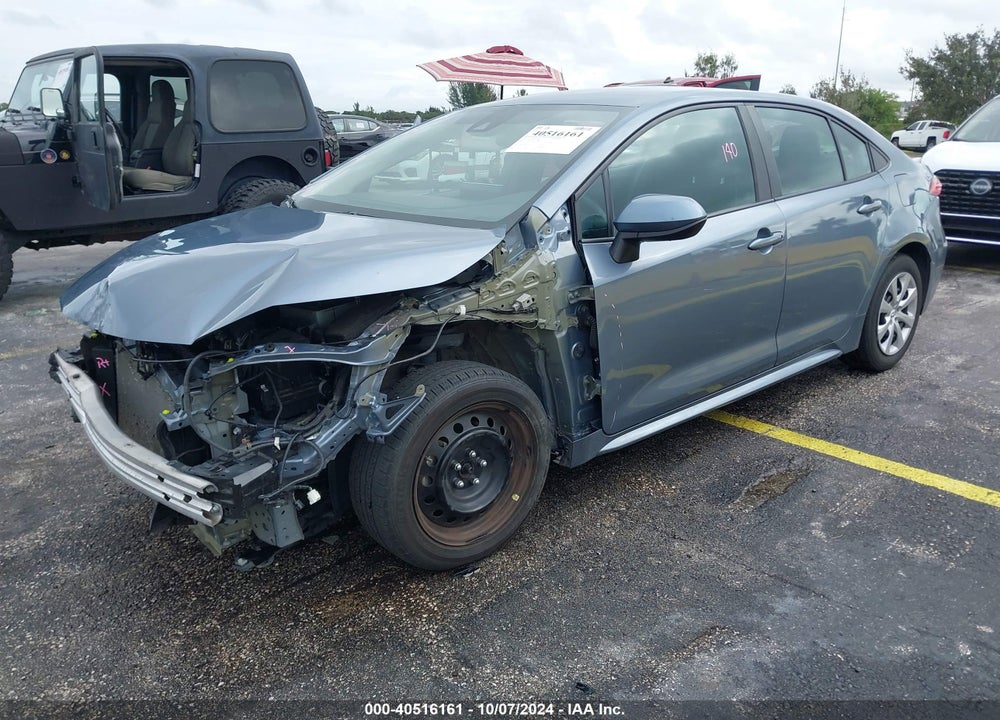 2022 TOYOTA COROLLA LE VIN: 5YFEPMAE7NP310470