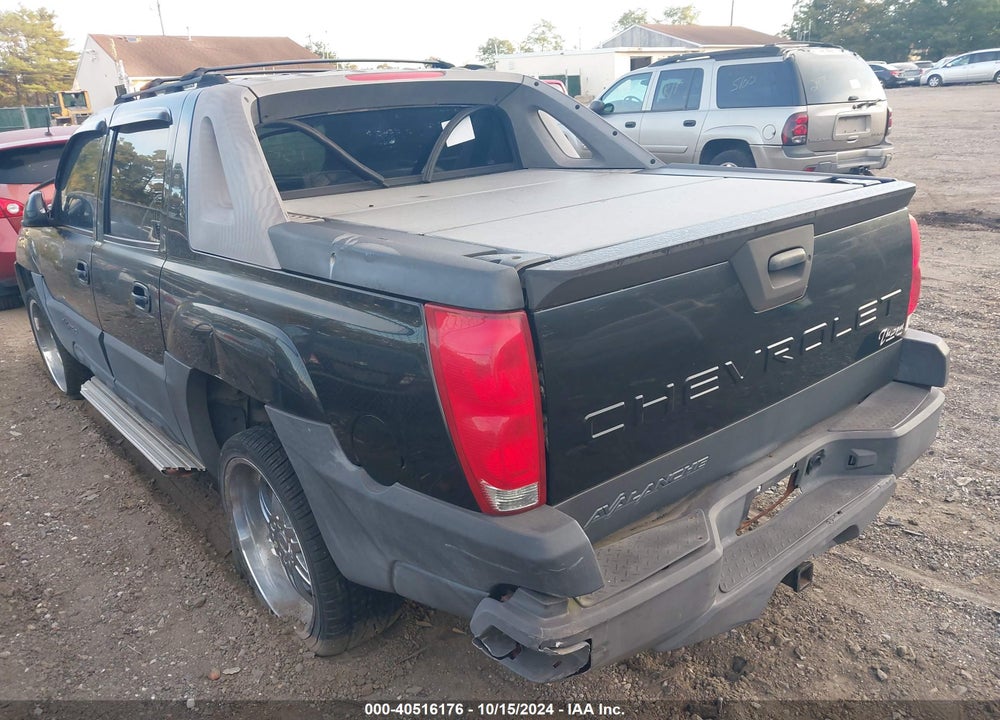 2003 CHEVROLET AVALANCHE 1500 VIN: 3GNEK13T43G113128