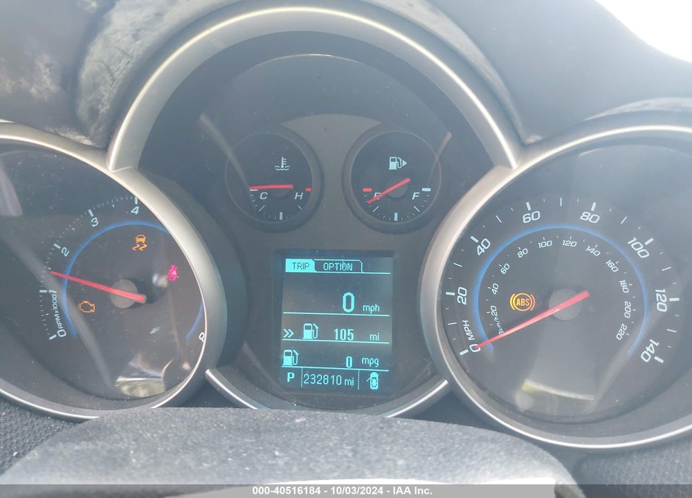 2013 CHEVROLET CRUZE 1LT AUTO VIN: 1G1PC5SB9D7138689