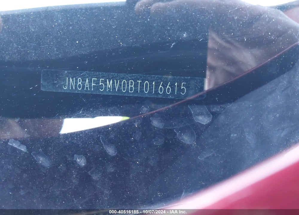 2011 NISSAN JUKE SV VIN: JN8AF5MV0BT016615
