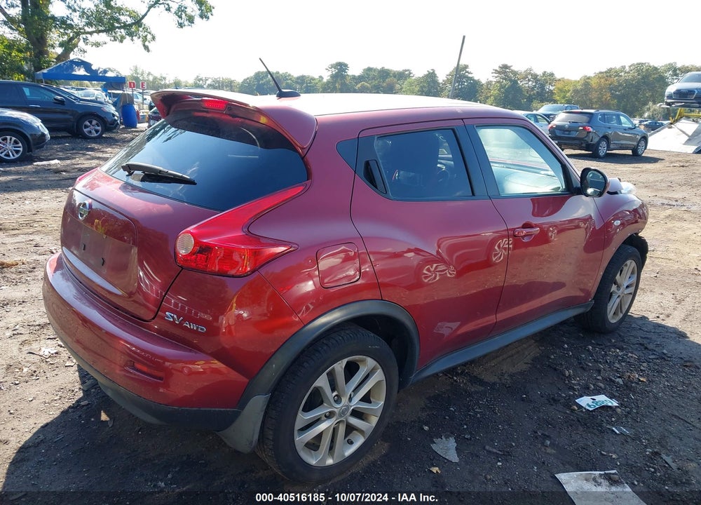 2011 NISSAN JUKE SV VIN: JN8AF5MV0BT016615