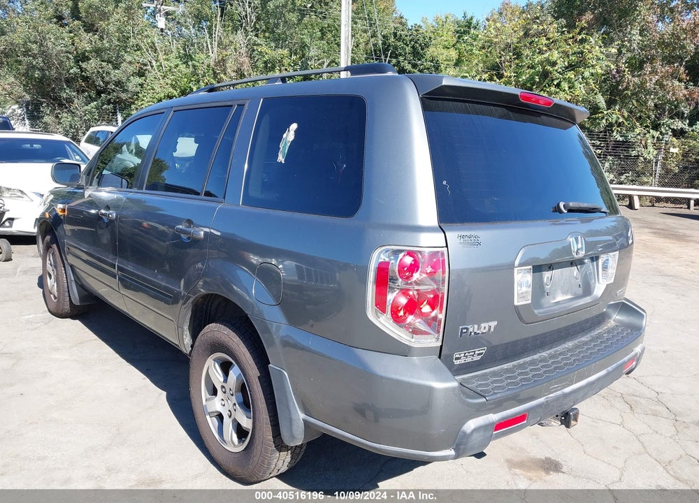 2007 HONDA PILOT EX-L VIN: 5FNYF18537B022397