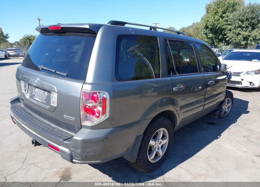 2007 HONDA PILOT EX-L VIN: 5FNYF18537B022397
