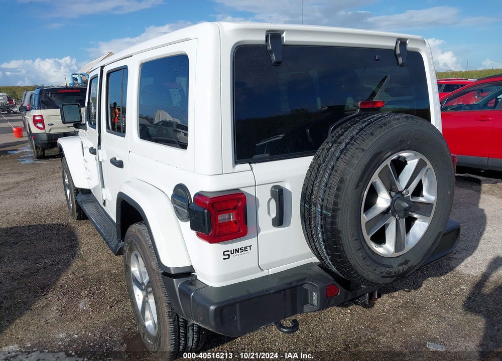 2021 ANGLER JEEP WR UNLIMITED SAHARA 4X4 VIN: 1C4HJXEG3MW615322
