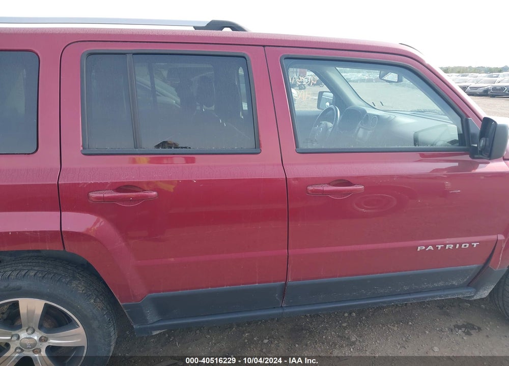 2016 JEEP PATRIOT HIGH ALTITUDE EDITION VIN: 1C4NJRFB2GD580225
