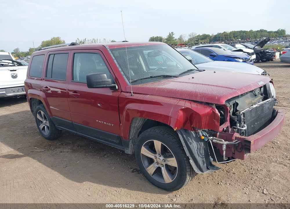 2016 JEEP PATRIOT HIGH ALTITUDE EDITION VIN: 1C4NJRFB2GD580225
