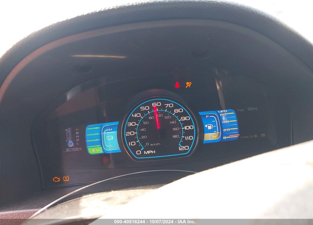 2010 FORD FUSION HYBRID VIN: 3FADP0L31AR164349