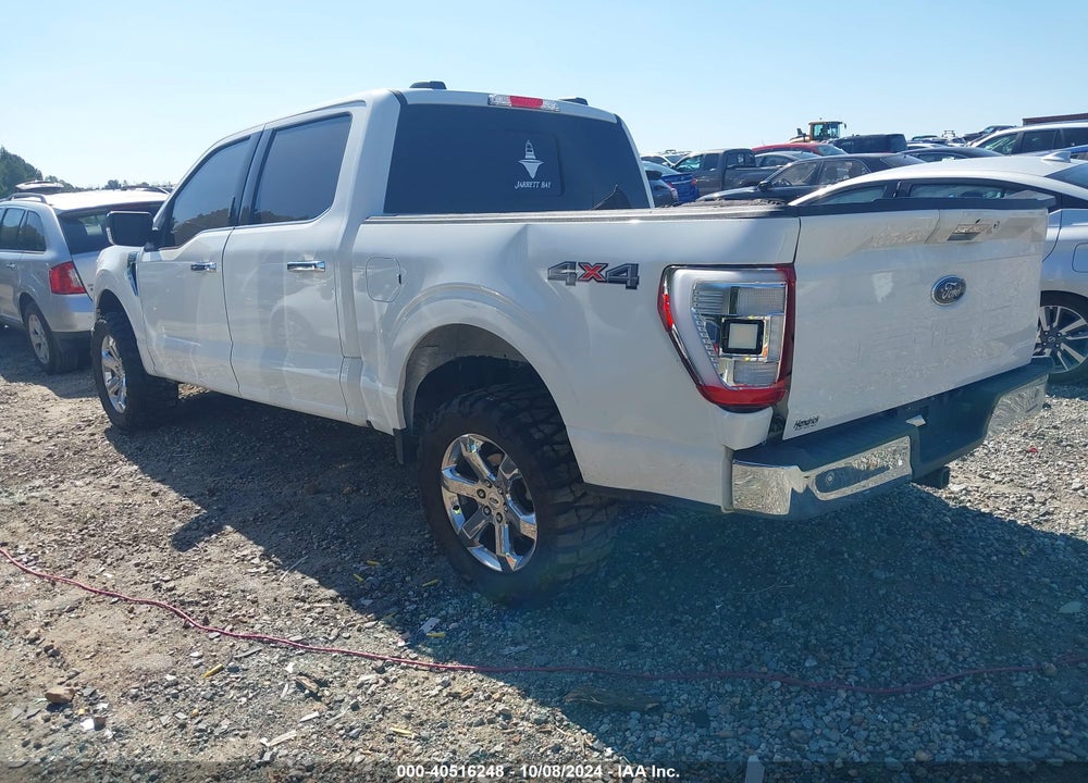 2023 FORD F-150 LARIAT VIN: 1FTFW1E54PFA47977