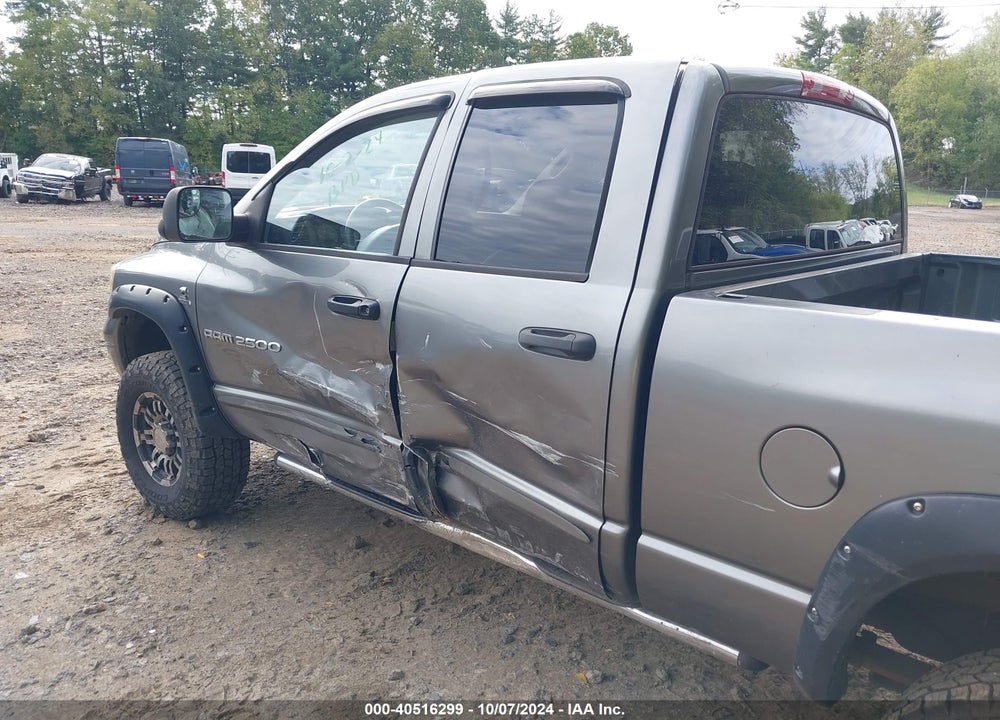 2006 DODGE RAM 2500 SLT/TRX4 OFF ROAD/SPORT/POWER WAGON VIN: 1D7KS28C76J134901