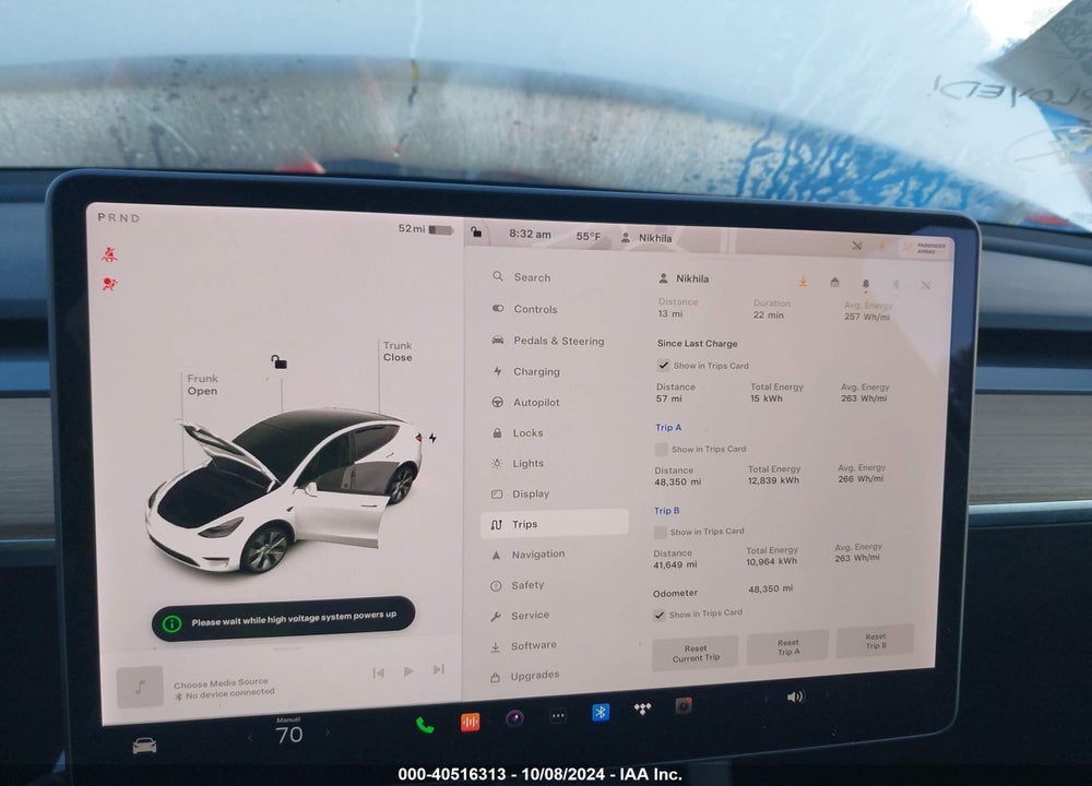 2021 TESLA MODEL Y LONG RANGE DUAL MOTOR ALL-WHEEL DRIVE VIN: 5YJYGAEE0MF188311
