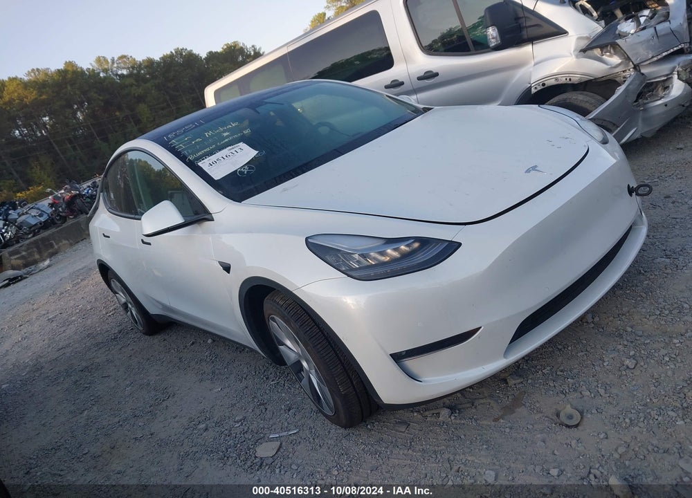 2021 TESLA MODEL Y LONG RANGE DUAL MOTOR ALL-WHEEL DRIVE VIN: 5YJYGAEE0MF188311