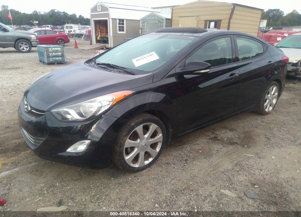 2013 HYUNDAI ELANTRA LIMITED VIN: 5NPDH4AEXDH273953