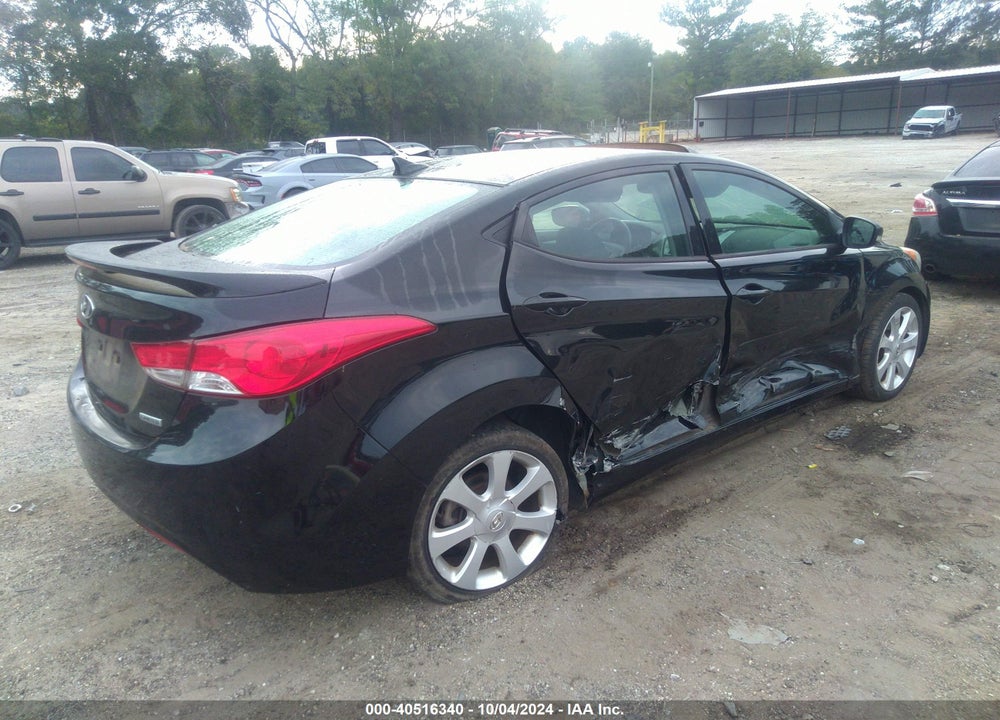 2013 HYUNDAI ELANTRA LIMITED VIN: 5NPDH4AEXDH273953