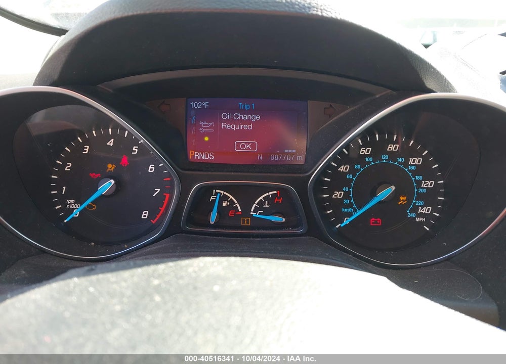 2015 FORD ESCAPE S VIN: 1FMCU0F74FUC81416