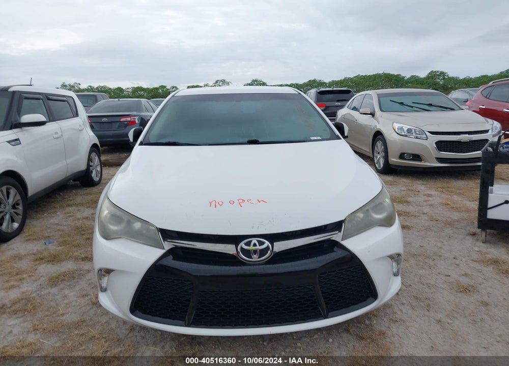 2016 TOYOTA CAMRY SE VIN: 4T1BF1FK6GU519980