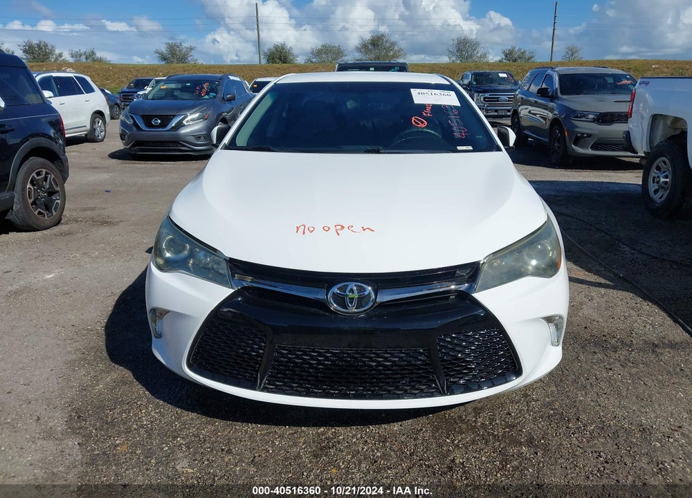 2016 TOYOTA CAMRY SE VIN: 4T1BF1FK6GU519980