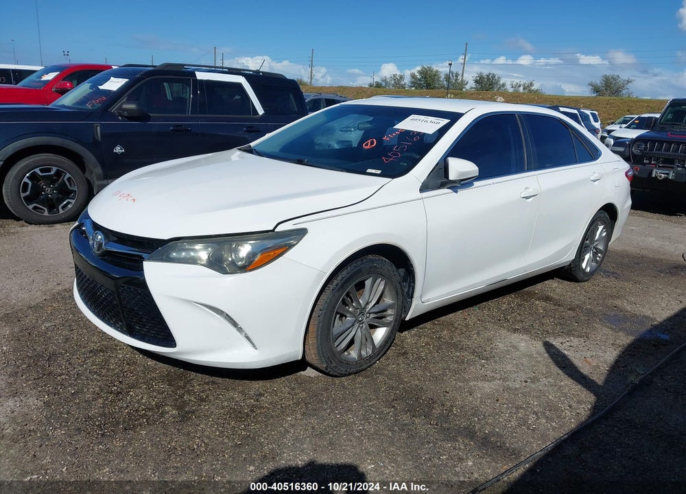 2016 TOYOTA CAMRY SE VIN: 4T1BF1FK6GU519980
