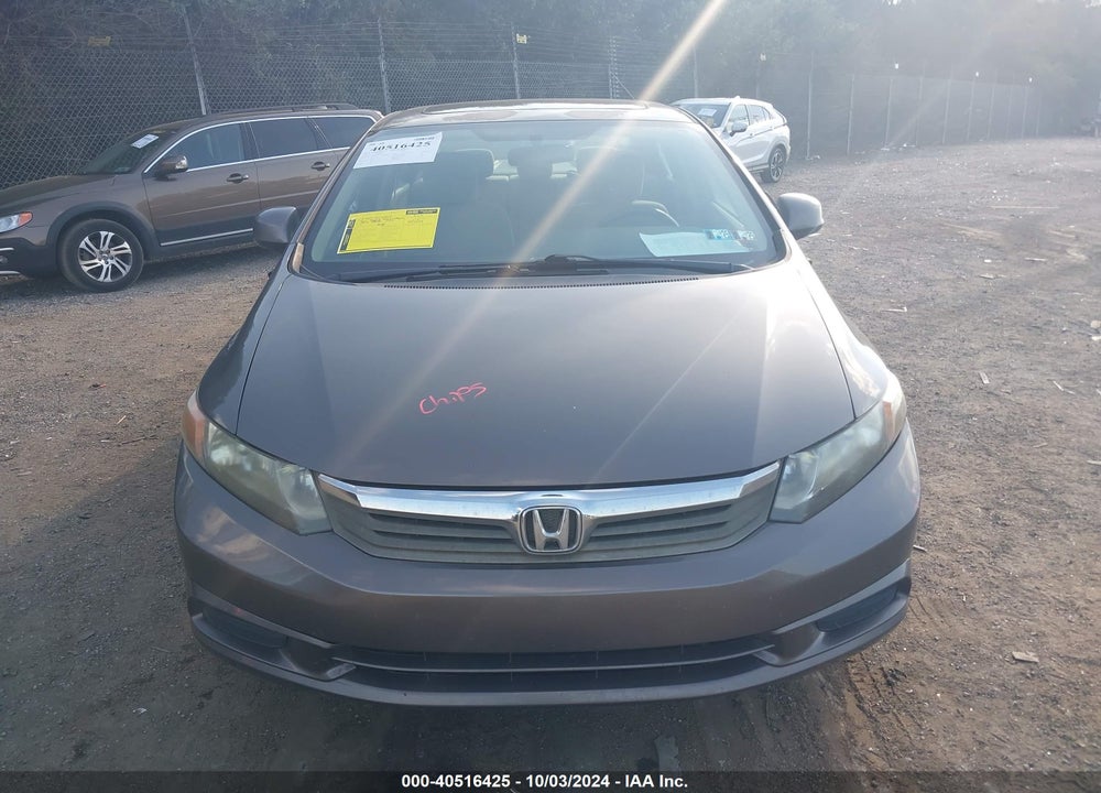 2012 HONDA CIVIC EX VIN: 2HGFB2F80CH528961