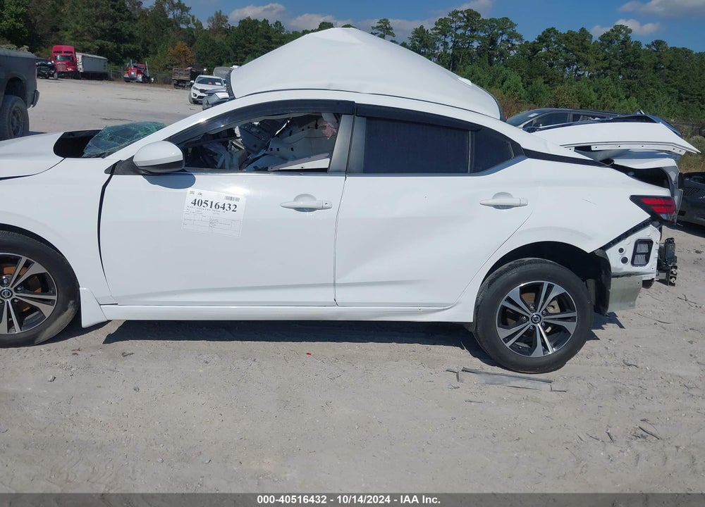 2022 NISSAN SENTRA SV XTRONIC CVT VIN: 3N1AB8CV4NY249048