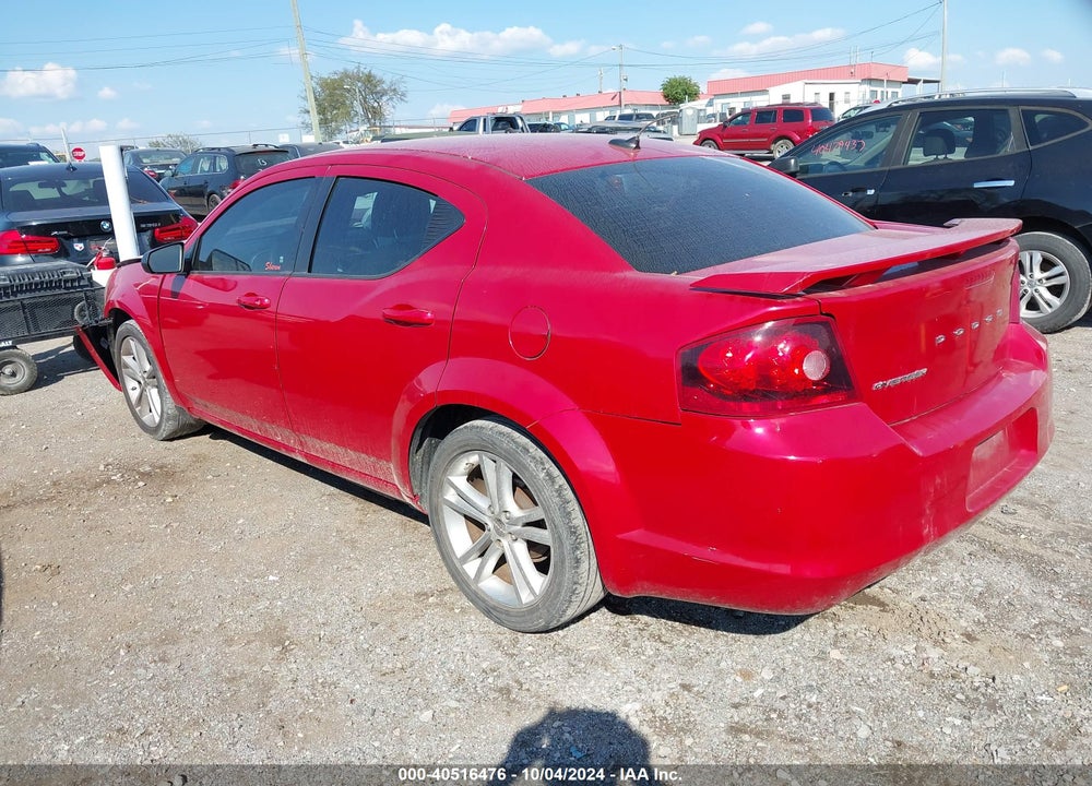 2014 DODGE AVENGER SE VIN: 1C3CDZAB2EN234340