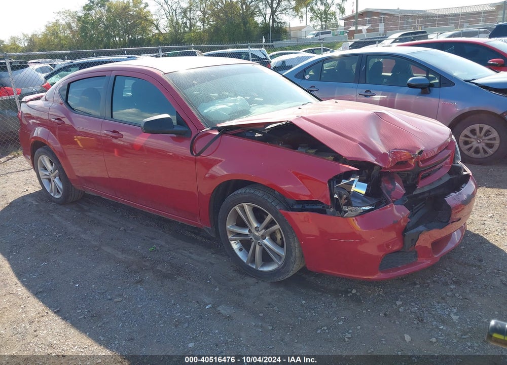 2014 DODGE AVENGER SE VIN: 1C3CDZAB2EN234340