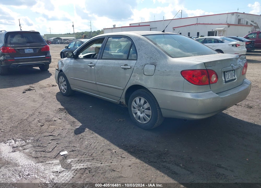 2004 TOYOTA COROLLA LE VIN: 2T1BR38E14C218881