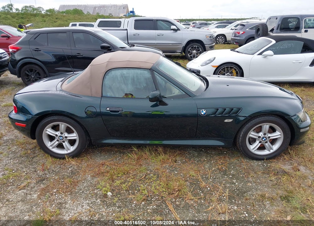 2000 BMW Z3 2.3 VIN: 4USCH9348YLF86897