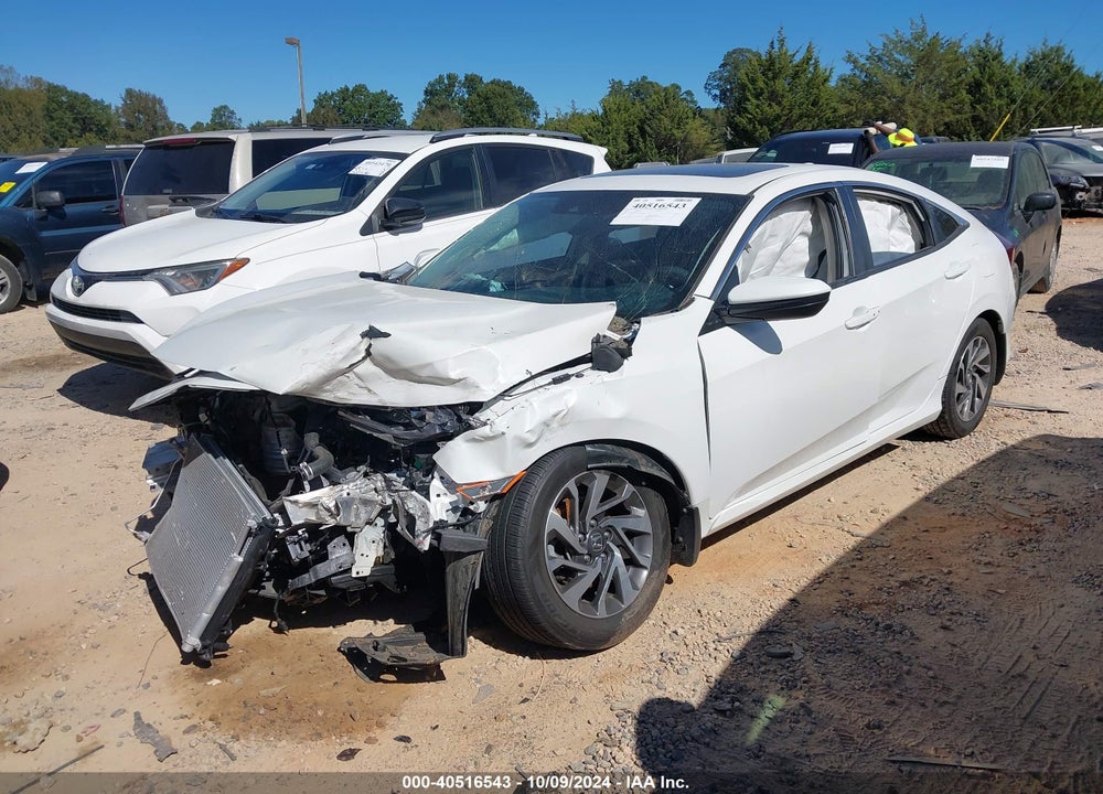 2017 HONDA CIVIC EX VIN: 19XFC2F85HE003778