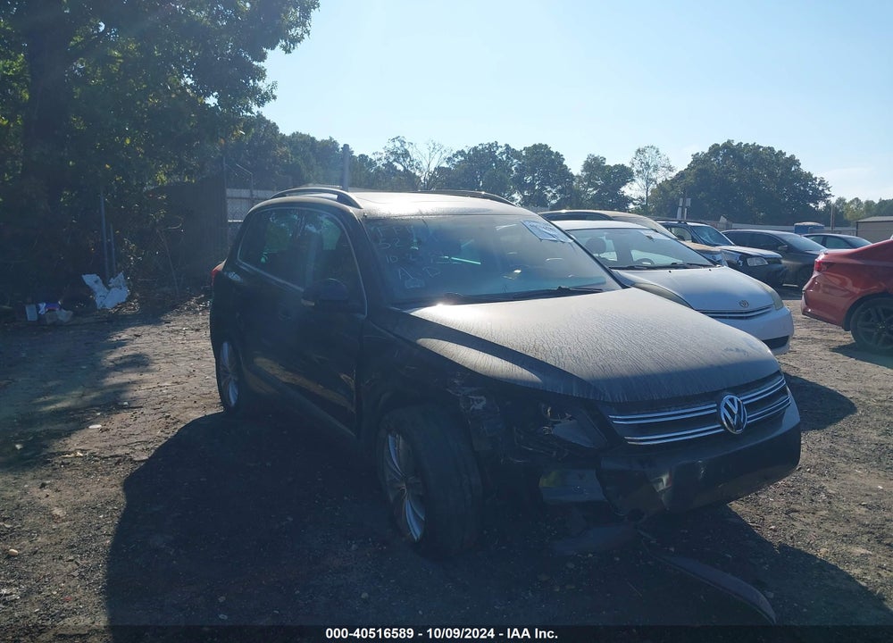 2015 VOLKSWAGEN TIGUAN SE VIN: WVGAV7AX1FW523796