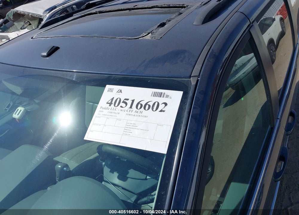 2009 CHRYSLER TOWN & COUNTRY TOURING VIN: 2A8HR54X49R675231