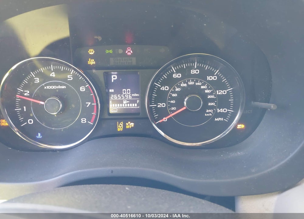 2015 SUBARU FORESTER 2.5I TOURING VIN: JF2SJAWC5FH522891