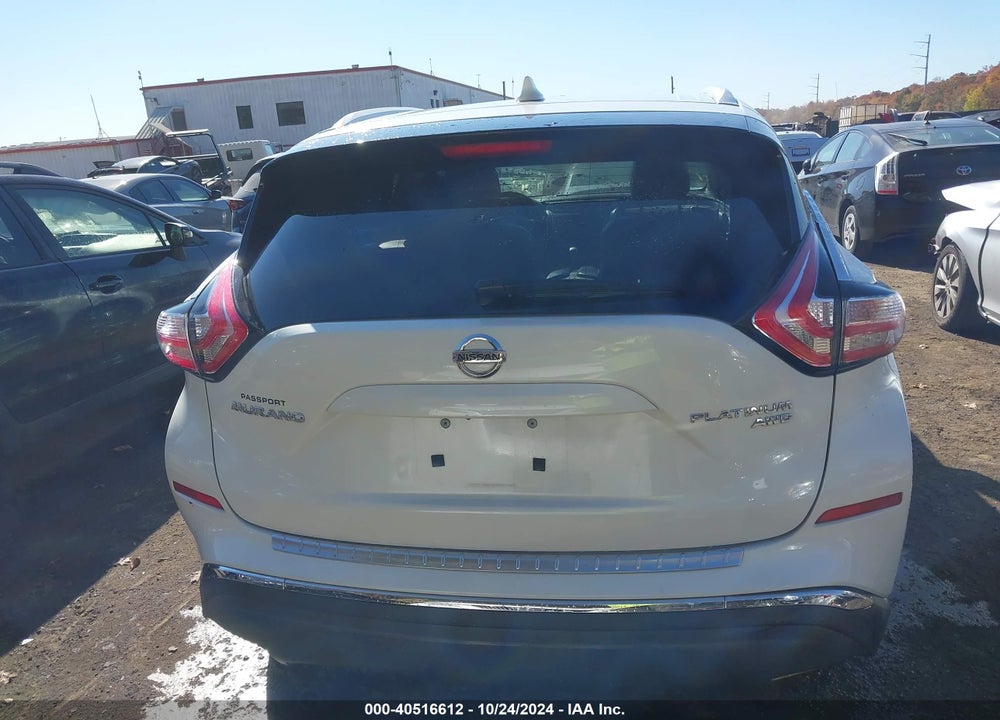 2018 NISSAN MURANO PLATINUM VIN: 5N1AZ2MH3JN159102