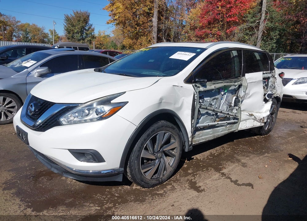 2018 NISSAN MURANO PLATINUM VIN: 5N1AZ2MH3JN159102