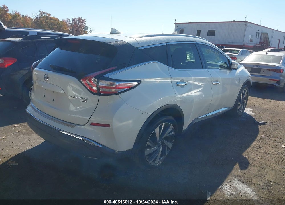 2018 NISSAN MURANO PLATINUM VIN: 5N1AZ2MH3JN159102