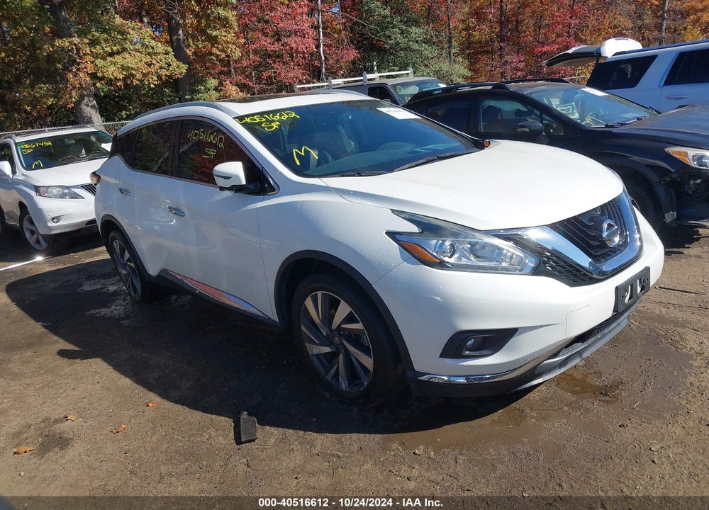 2018 NISSAN MURANO PLATINUM VIN: 5N1AZ2MH3JN159102