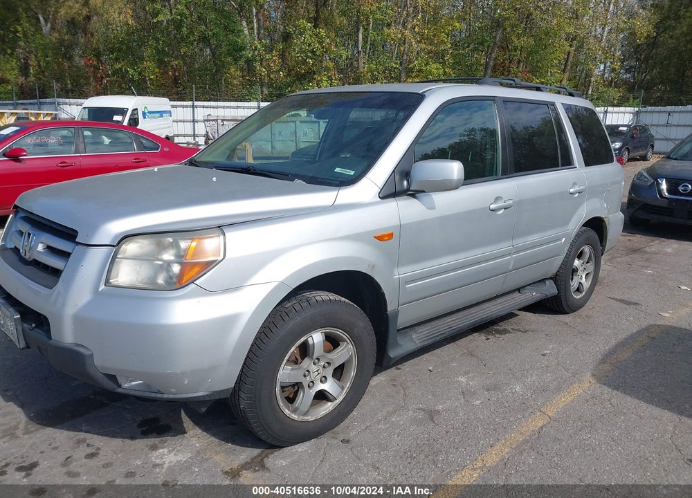 2007 HONDA PILOT EX-L VIN: 5FNYF18617B017417
