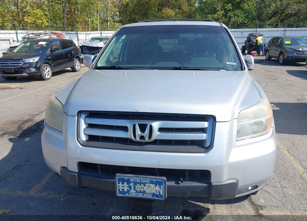 2007 HONDA PILOT EX-L VIN: 5FNYF18617B017417