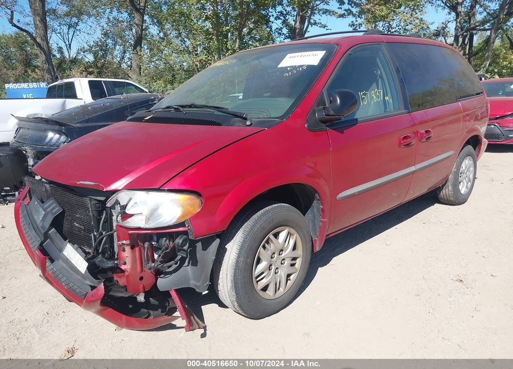 2002 DODGE CARAVAN SPORT VIN: 1B4GP453X2B574436