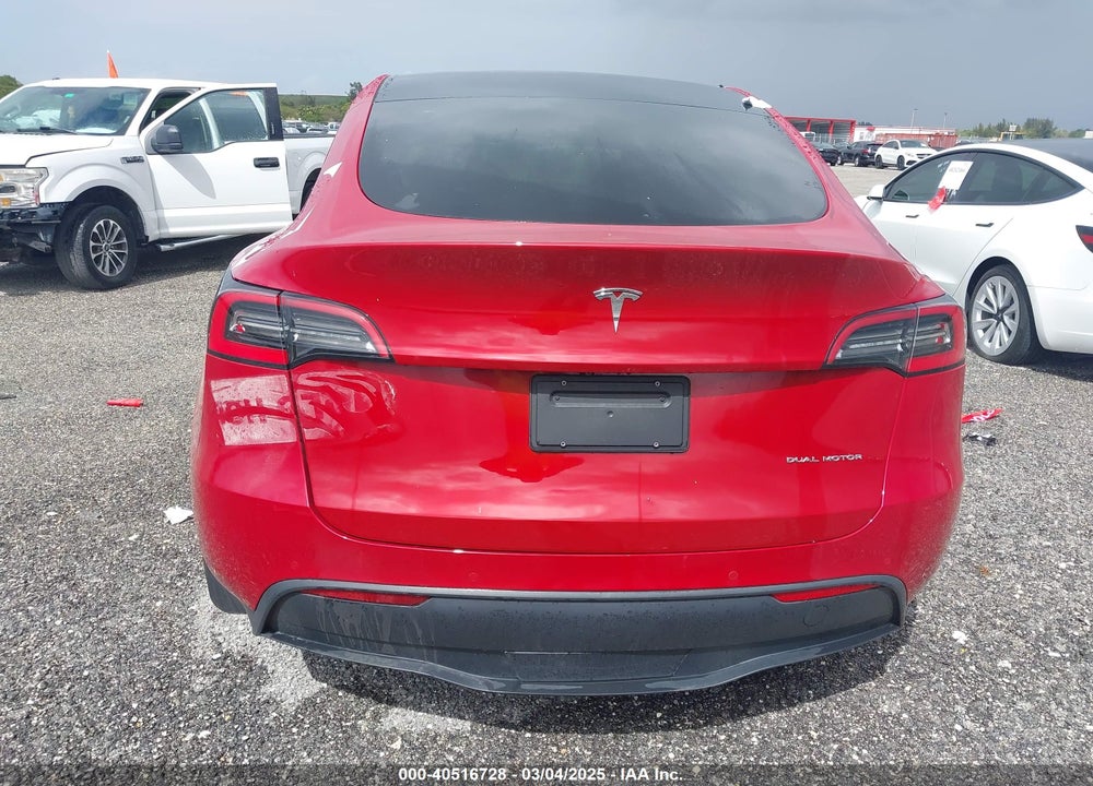 2021 TESLA MODEL Y LONG RANGE DUAL MOTOR ALL-WHEEL DRIVE VIN: 5YJYGDEE9MF189989