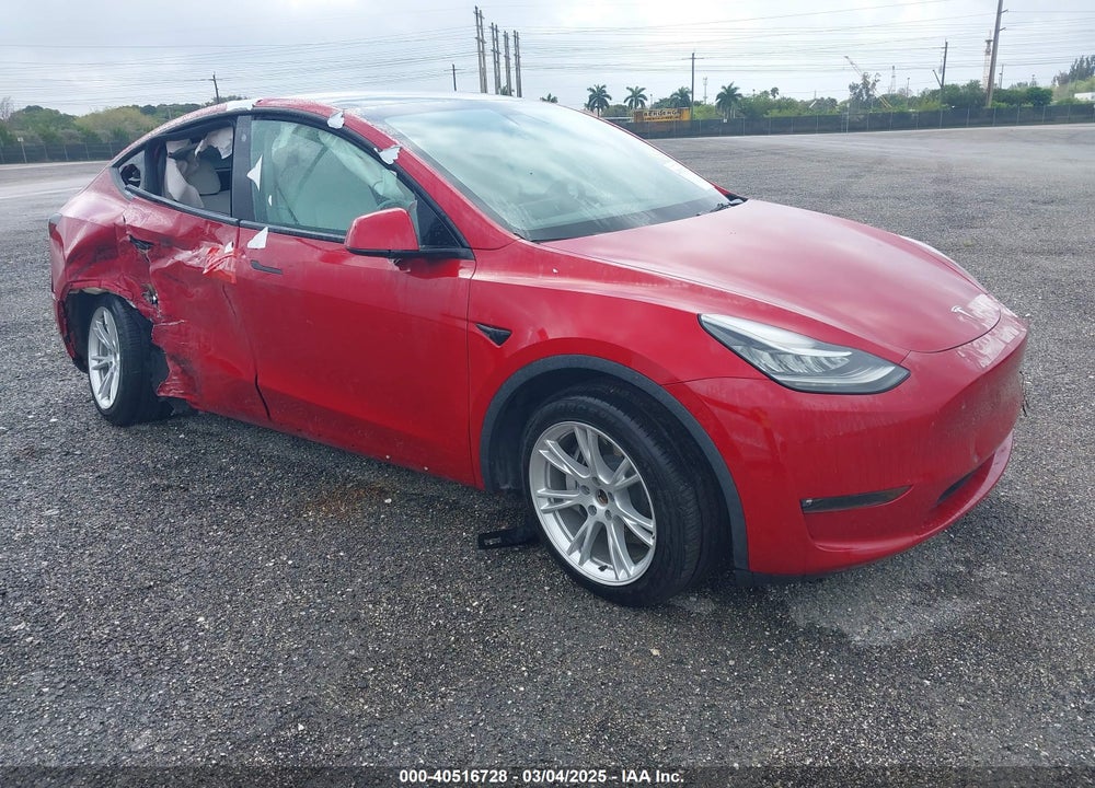 2021 TESLA MODEL Y LONG RANGE DUAL MOTOR ALL-WHEEL DRIVE VIN: 5YJYGDEE9MF189989