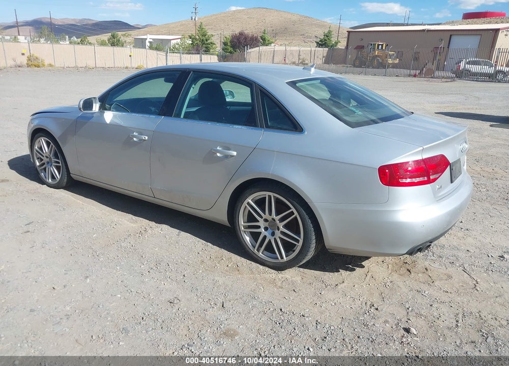 2011 AUDI A4 2.0T PREMIUM VIN: WAUFFAFL7BN051837