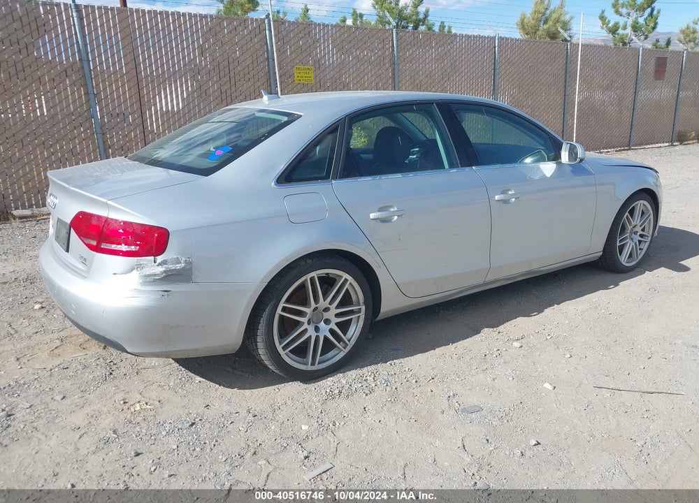 2011 AUDI A4 2.0T PREMIUM VIN: WAUFFAFL7BN051837