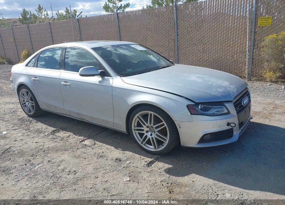 2011 AUDI A4 2.0T PREMIUM VIN: WAUFFAFL7BN051837