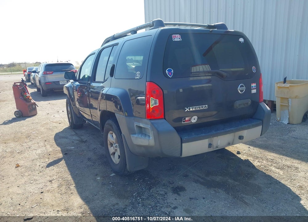 2009 NISSAN XTERRA S VIN: 5N1AN08U19C513276