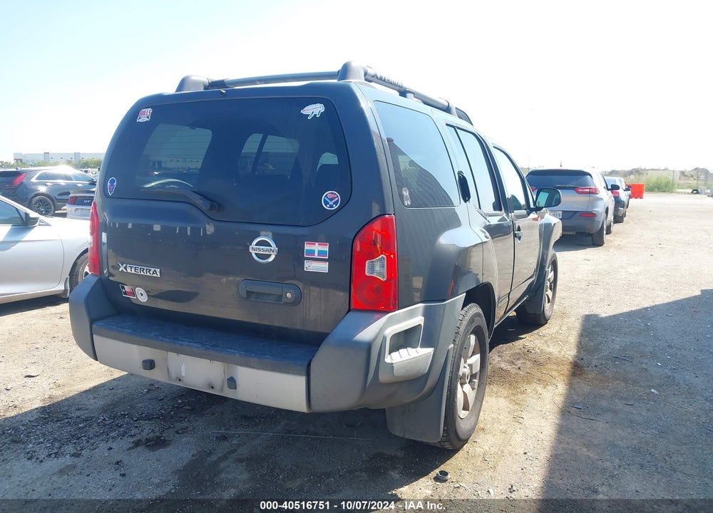 2009 NISSAN XTERRA S VIN: 5N1AN08U19C513276