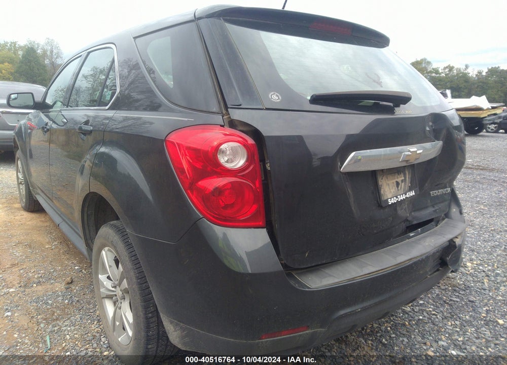 2013 CHEVROLET EQUINOX LS VIN: 2GNALBEK1D6249512