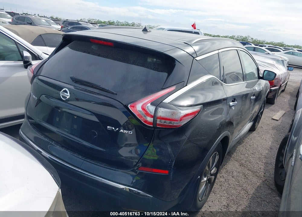 2016 NISSAN MURANO SV VIN: 5N1AZ2MH4GN126540