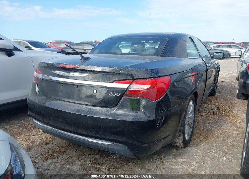 2011 CHRYSLER 200 LIMITED VIN: 1C3BC7EG6BN560467