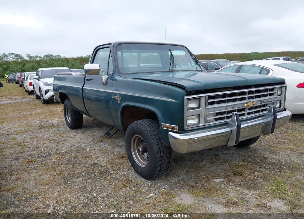 1985 CHEVROLET K10 VIN: 2GCEK14H9F1164060