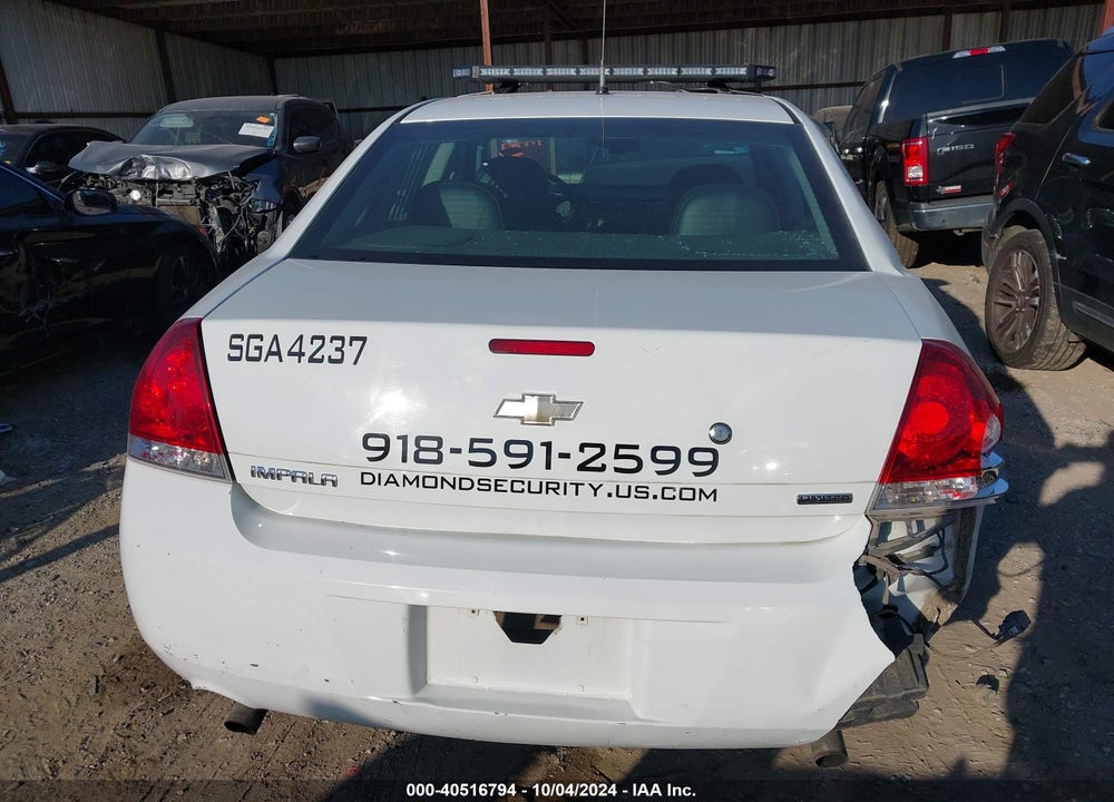 2014 CHEVROLET IMPALA LIMITED POLICE VIN: 2G1WD5E31E1185730